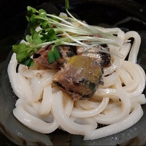 いわし缶まるごと活用☆ぶっかけ冷やしうどん